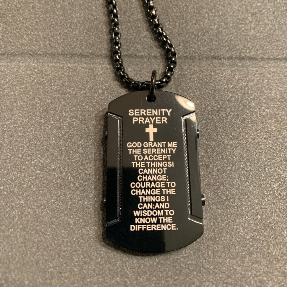 Serenity Prayer Necklace